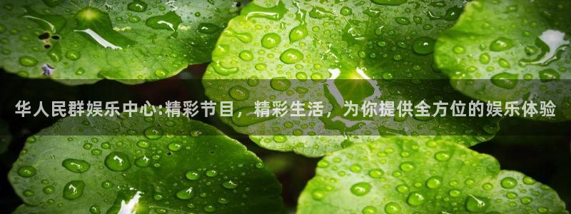 盛煌平台f凯捷注册：华人民群娱乐中心:精彩节目，精彩生活，为你提供全方位的娱乐体